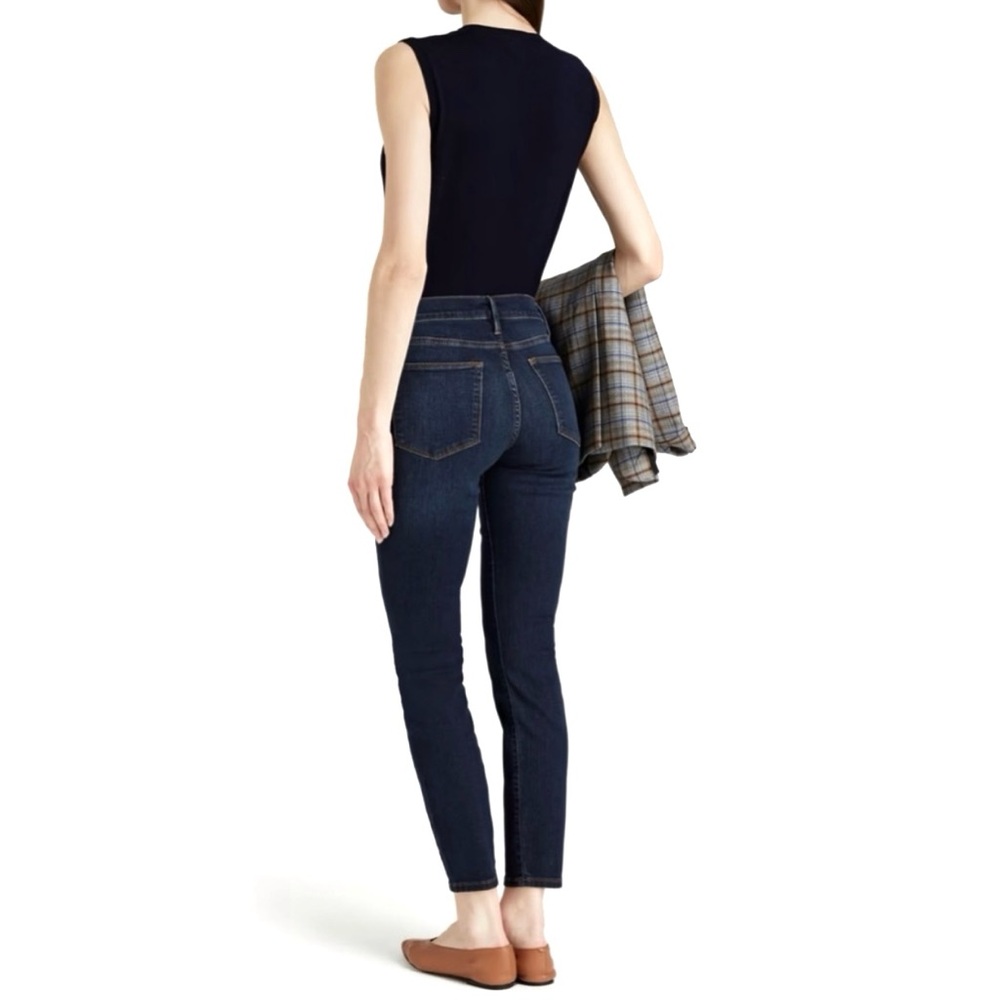 FRAME Denim Le High Skinny Crop Stretch Jeans Size 24 - Picture 2 of 10